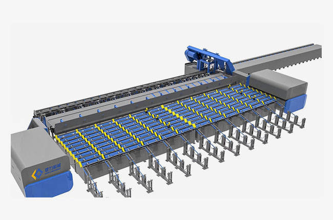 数控钢筋锯切镦粗套丝打磨生产线